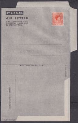 Bahamas KGVI 7d Air Letter / Aerogramme; Mint