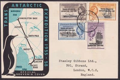 Falkland Island Dependencies Trans-Antarctic Expedition 'Official Souvenir Cover
