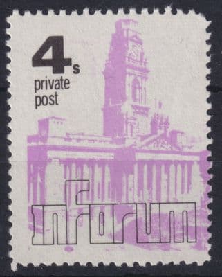 Inforum 4s Private Post; MNH; 1971 Postal Strike