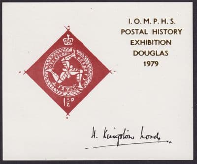 IOM PHS Exhibition Douglas 1979, Reproduction Essay;Postage Paid Postcard;Fine;A