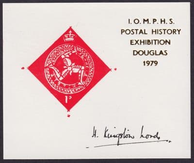 IOM PHS Exhibition Douglas 1979, Reproduction Essay;Postage Paid Postcard;Fine;B