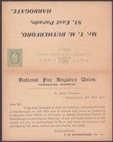 KEVIII National Fire Brigades Union; Harrogate; Scarborough Demo; PC+Reply Card