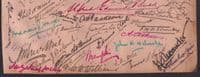 TS Robertson c 1908 ish Aurograph Page; possible London Caledonians interest