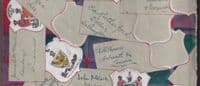 TS Robertson re London Caledonian; Autographs / watercolour Crests; ex Scrapbook