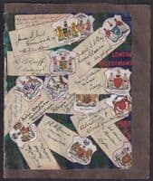 TS Robertson re London Caledonian; Autographs / watercolour Crests; ex Scrapbook