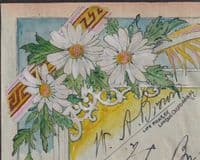 TS Robertson scrapbook Page; Autographs inc. London Caledonians Interest