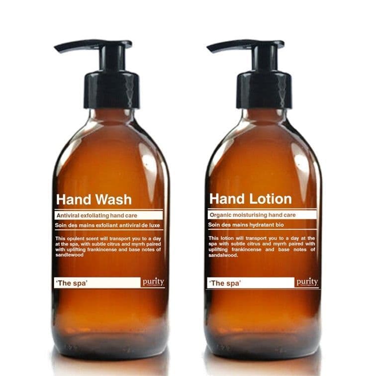The Spa Frankincense & Myrrh Hand Wash and Hand Lotion Twin pack
