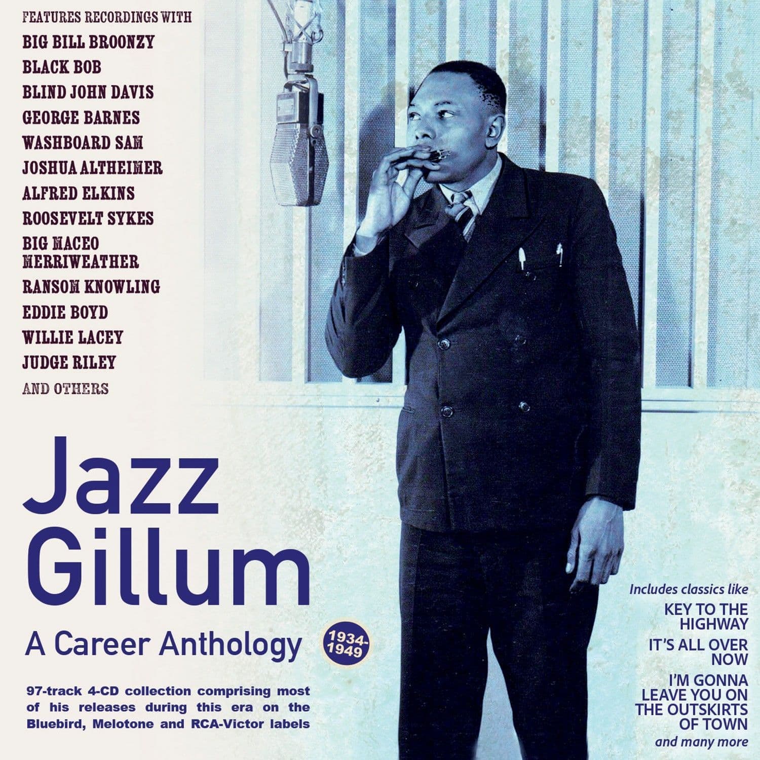 Jazz Gillum - A Career Anthology 1934-49 4CD