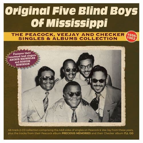 Original Five Blind Boys Of Mississippi - Peacock, Vee Jay & Checker Singles & Albums Collection 2CD