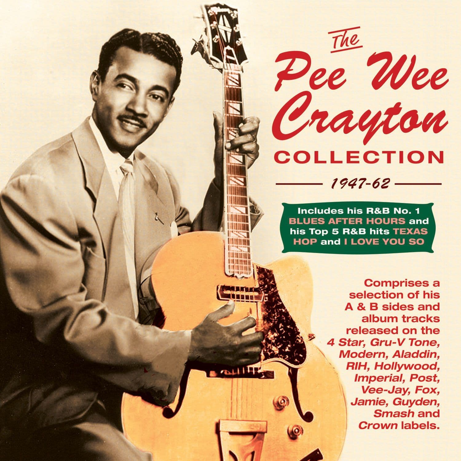 Pee Wee Crayton他BLUES SHOW '83 来日ポスター Pee Crayton Collection 1947-62 2CD