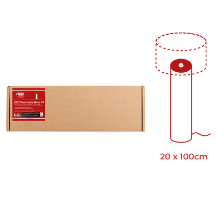 20cm x 100cm High - Floor Lamp Base Making Kit