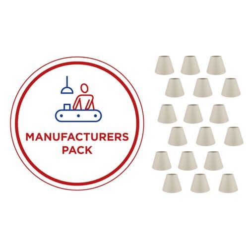 Candle Clip Lampshade Manufacturing Pack 50 Units