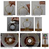 Lampshade ring adaptor converter plug