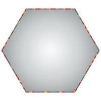 Hexagon Lampshade Diffusers - Translucent polypropylene