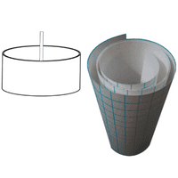 Lampshade Making Panels / Templates