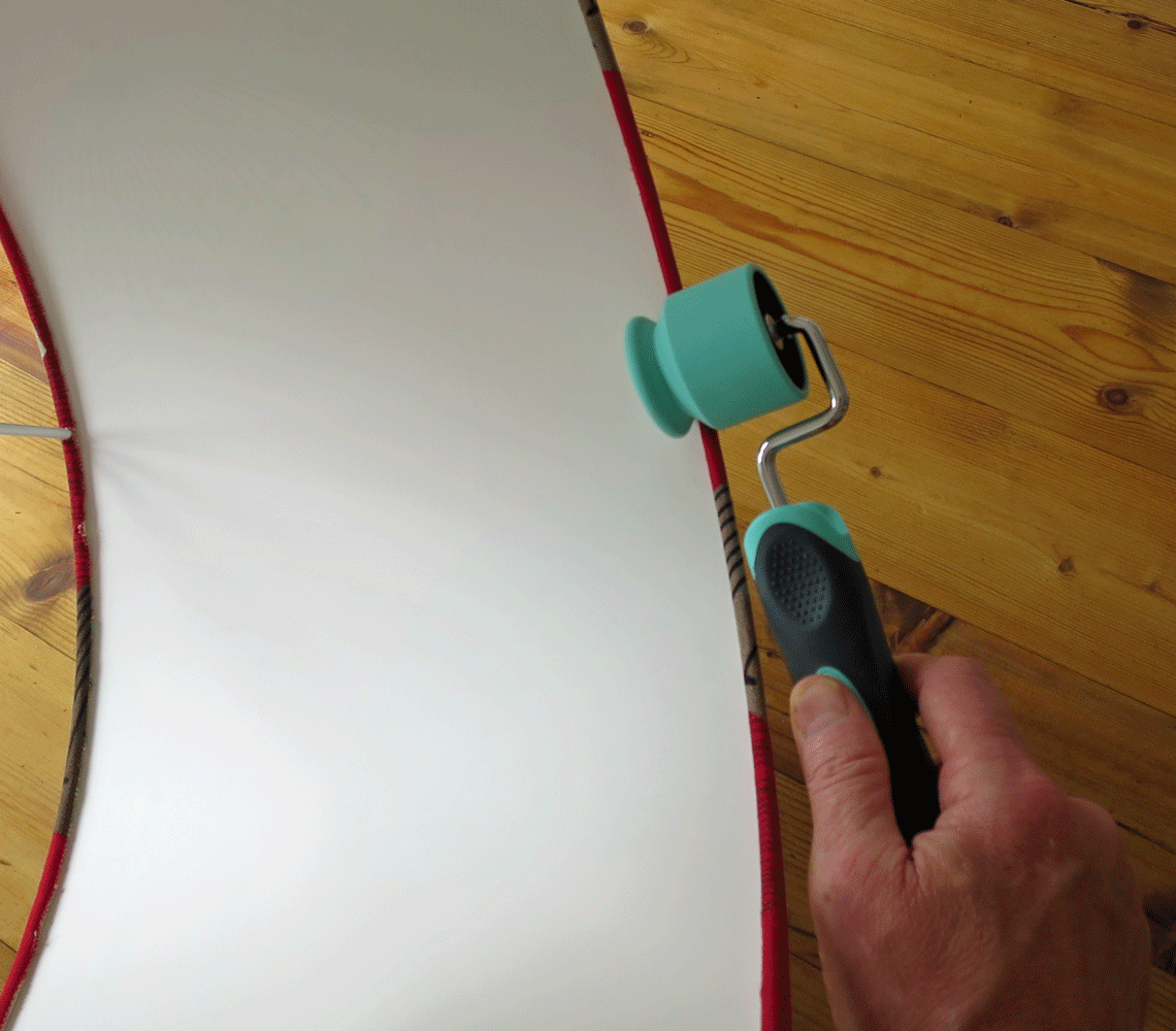 Lampshade Seam Roller with  3 in 1 Roll Edge Tool