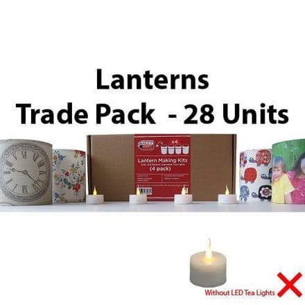 Lantern Making Kit - 4 Pack x 28 Units