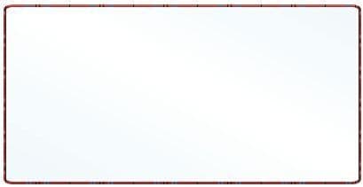 Rounded Rectangle Lampshade Diffusers - Translucent polypropylene