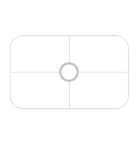 Rounded Rectangle Lampshade Frames