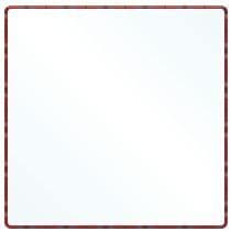 Rounded Square Lampshade Diffusers - Translucent polypropylene