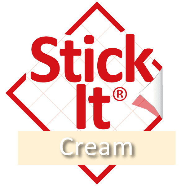 Stick-It ® Cream Card -Self-Adhesive Lampshade Material PVC 150cm