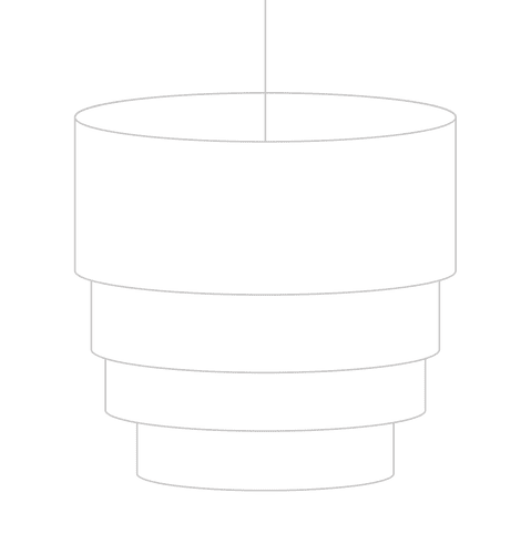 Tiered Lampshade Frame Sets