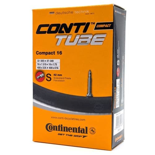 Continental Compact Inner Tube 16" Presta Valve