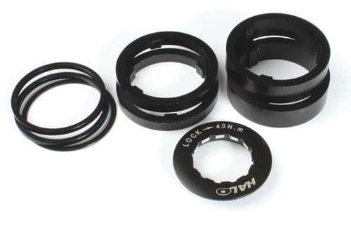 Halo Single Speed Spacers & Lockring