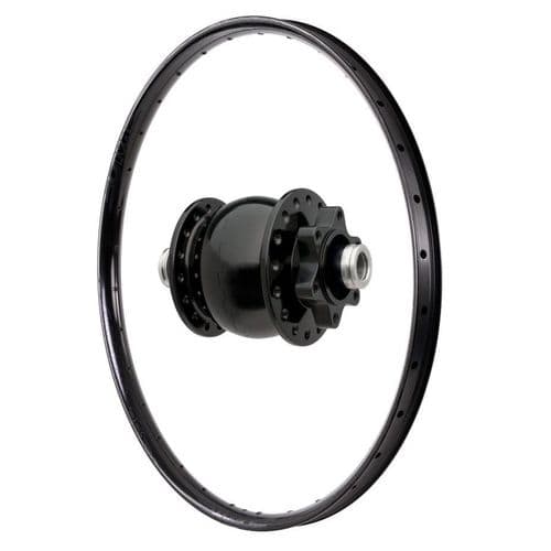 Handbuilt Wheel: SON 28 Disc Dynamo Hub 6-Bolt 12 x 100/Halo Vapour 35 29