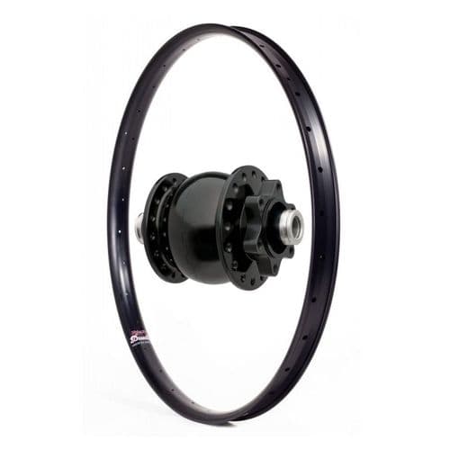 Handbuilt Wheel: SON 28 Disc Dynamo Hub 6-Bolt 12 x 100/Velocity Dually 29