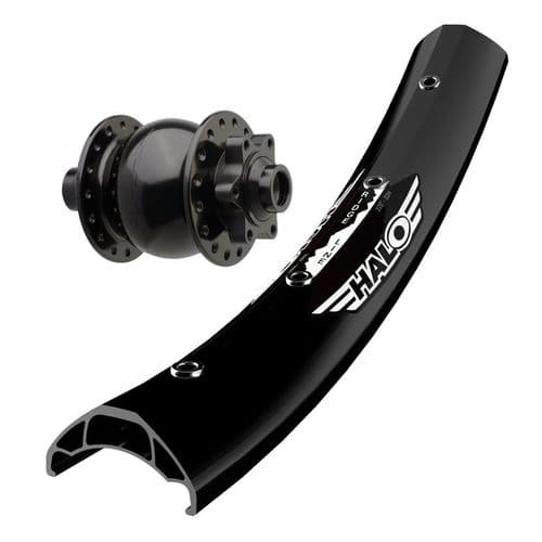 Handbuilt Wheel: SON 28 Disc Dynamo Hub 6-Bolt 15 x 110/Halo Ridgeline 27.5