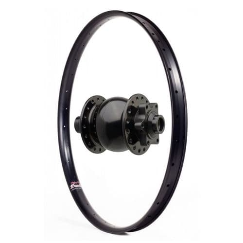 Handbuilt Wheel: SON 28 Disc Dynamo Hub 6-Bolt 15 x 110/Velocity Dually 29