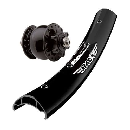 Handbuilt Wheel: SON 28 Disc Dynamo Hub 6-Bolt 9 x 100/Halo Ridgeline 29