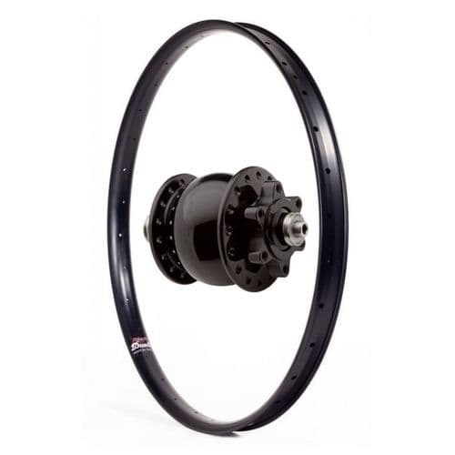 Handbuilt Wheel: SON 28 Disc Dynamo Hub 6-Bolt 9 x 100/Velocity Dually 29