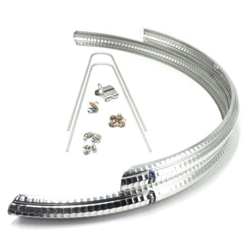 Honjo Koken H1 41mm Hammered Fluted Mudguards