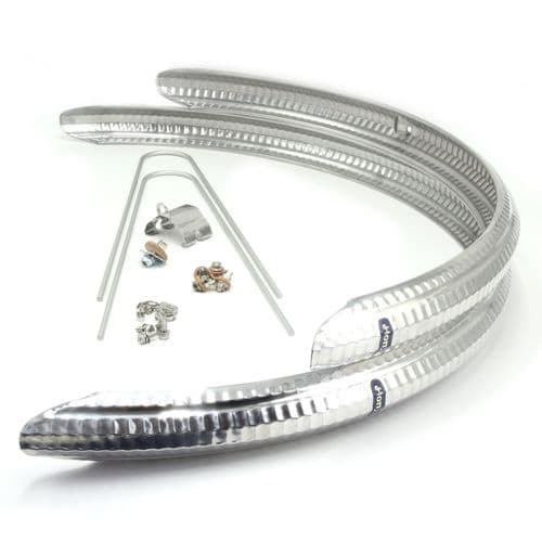 Honjo Koken H47 48mm Hammered Fluted Mudguards