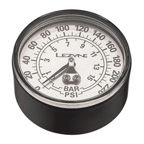 Lezyne Floor Pump Gauge - 220 PSI 2.5"