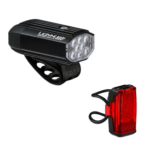 Lezyne Micro Drive 800+ And KTV+ Drive Light Set