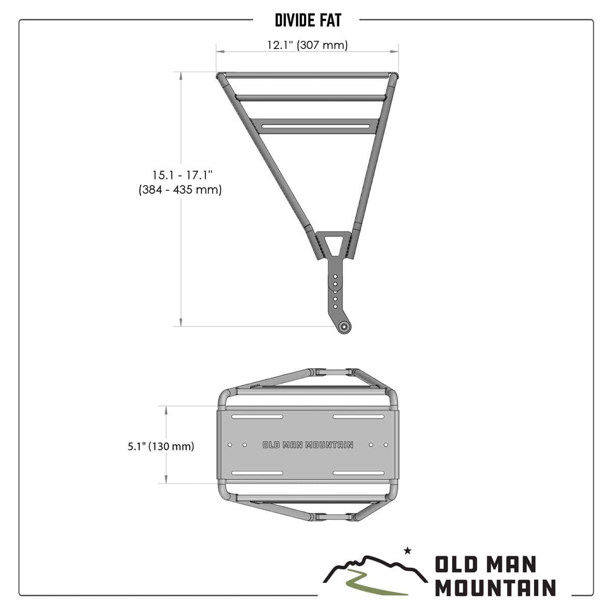Old Man Mountain Divide Fat Pannier Rack
