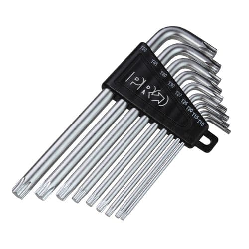 Pro Torx Key Set T10/T15/T20/T25/T30/T40/T45/T50