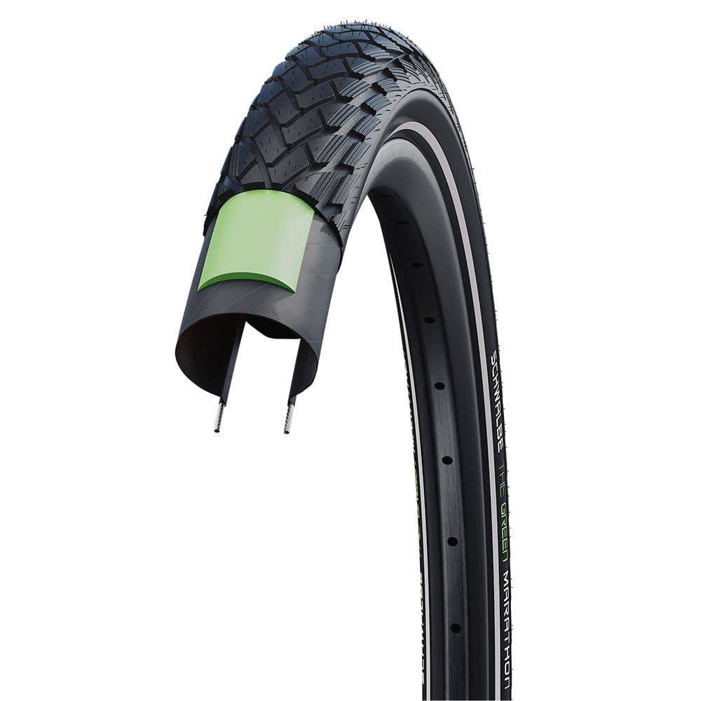 パーツ SCHWALBE THE GREEN MARATHON 28 x 1.10 Schwalbe Green Marathon