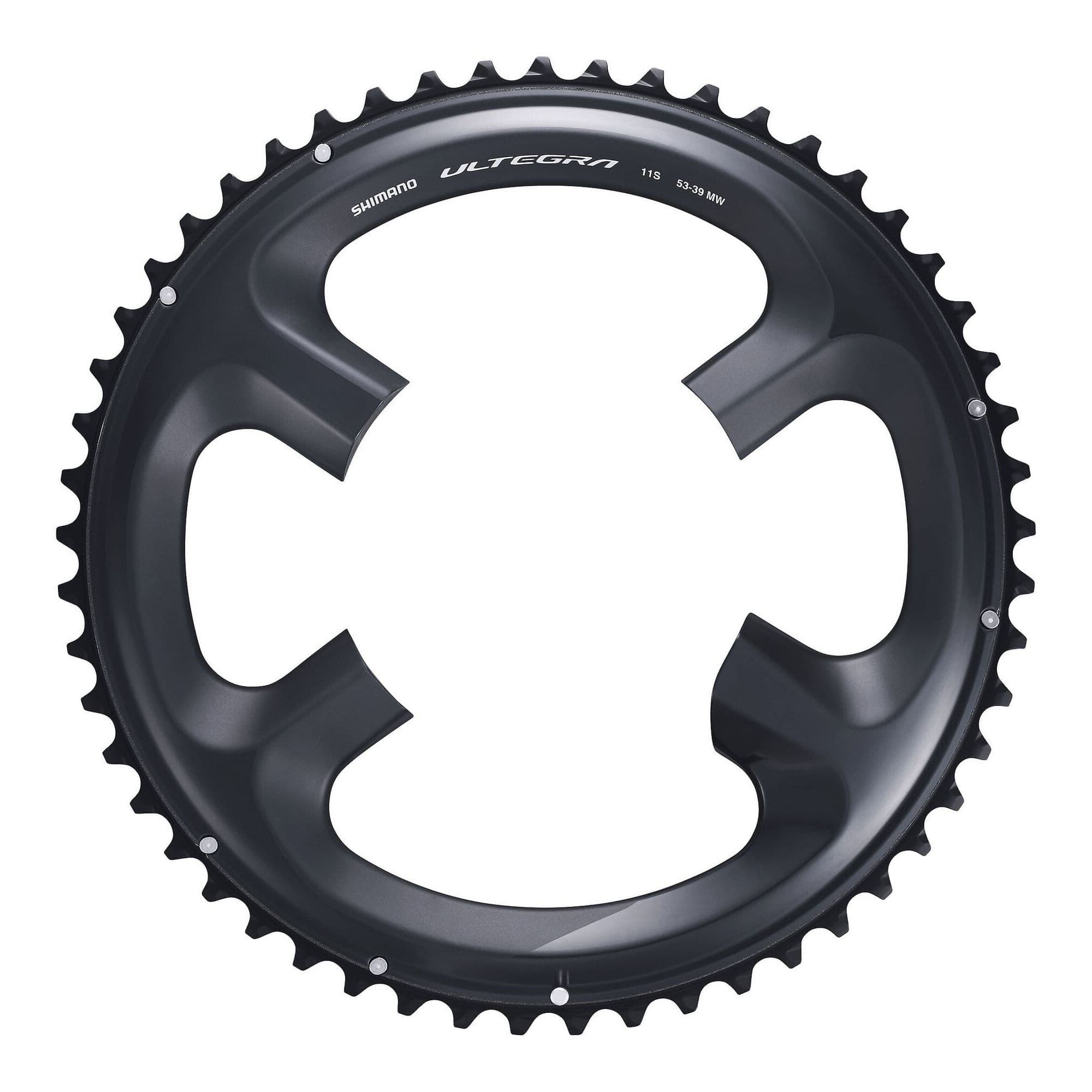 パーツ SHIMANO ULTEGRA FC-R8000 53-39T 11S Shimano FC-R8000 Ultegra 11 Speed Outer Chainring 53T-MW