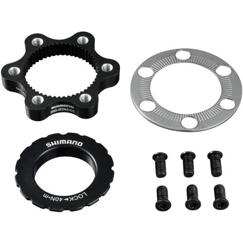 Shimano SM-RTAD05 6-bolt rotor to Centre-Lock hub disc adapter