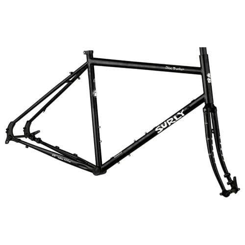 Surly Disc Trucker Frameset - 26" Hi-Viz Black