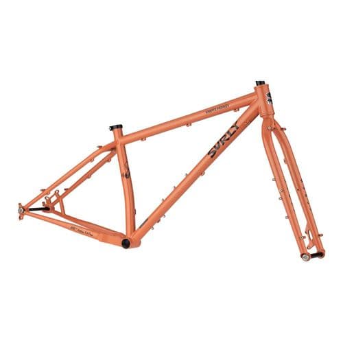 Surly Karate Monkey Frameset - Peach Salmon Sundae - XS/XL