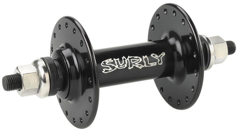 Surly Ultra New Disc Front Hub - QR x 100mm 6-Bolt Black 32h main image 0