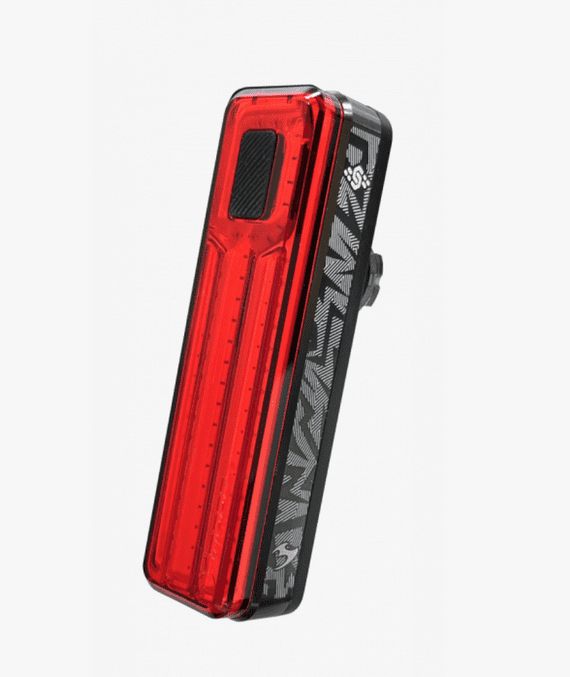 MOON HELIX SENSE MAX USB RECHARGEABLE REAR CYCLE LIGHT 450 LUMEN - WITH BRAKE MODE!