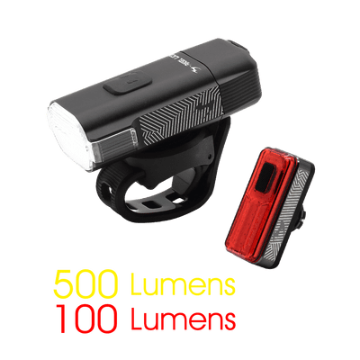 Moon Rigel Lite 500 lumen and Helix Lite 100 lumen (Cycle Light Set)