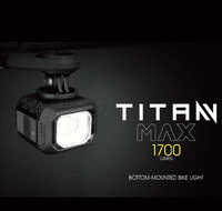 MOON Titan Max 1700 lumen front cycle light - extreme features!