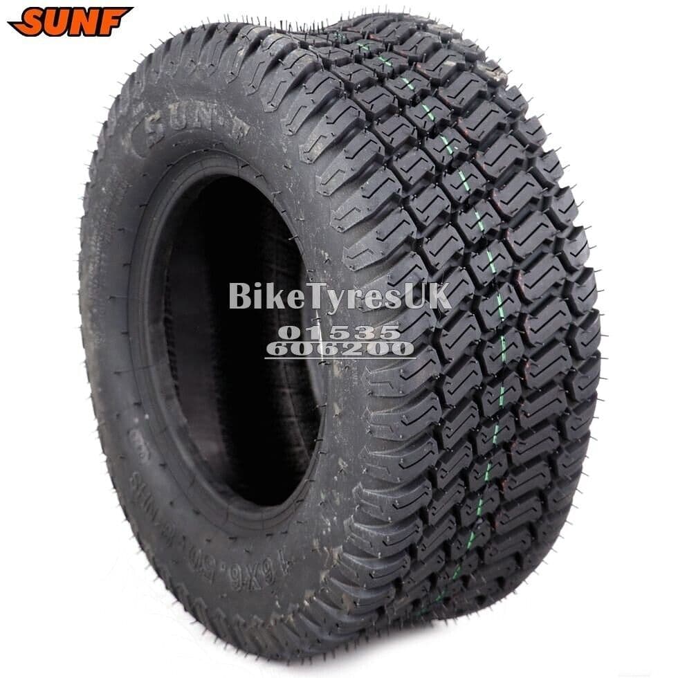 15x6 00-6 15 x 16 x 6 SUNF R-002 4PLY QUAD MOWER KART ATV TYRE E-MARKED